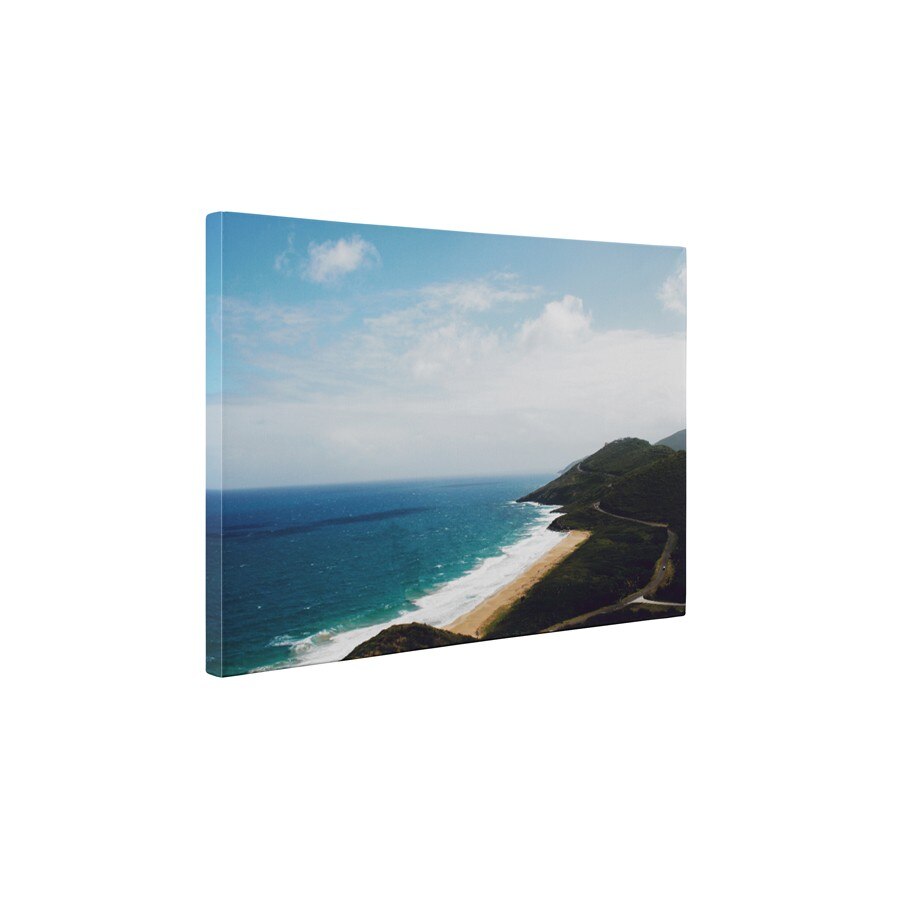 Pe plaja - Tablou Canvas - 65x85 cm