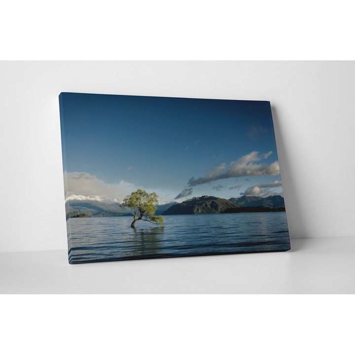Copacul singuratic - Tablou Canvas - 80x105 cm