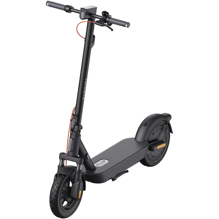 Електрическа тротинетка Xiaomi Electric Scooter 5 Plus, TCS система за контрол на сцеплението, 400W мотор, Максимален пробег 60 км, Максимална скорост 25 км/ч, Максимално тегло 120 кг, 12" гуми, Черен