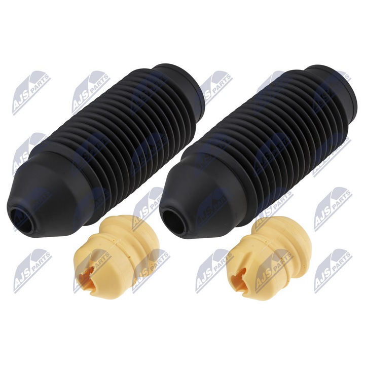 Burduf amortizor cu tampon set NTY, compatibil Audi, Seat, Skoda, VW, 1H0412303B, dimensiuni front