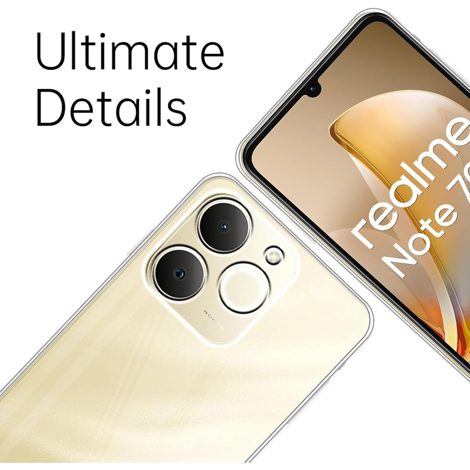 Husa pentru Realme Note 70T, Anti-Shock 1.5mm, cu protectie lentile, transparenta