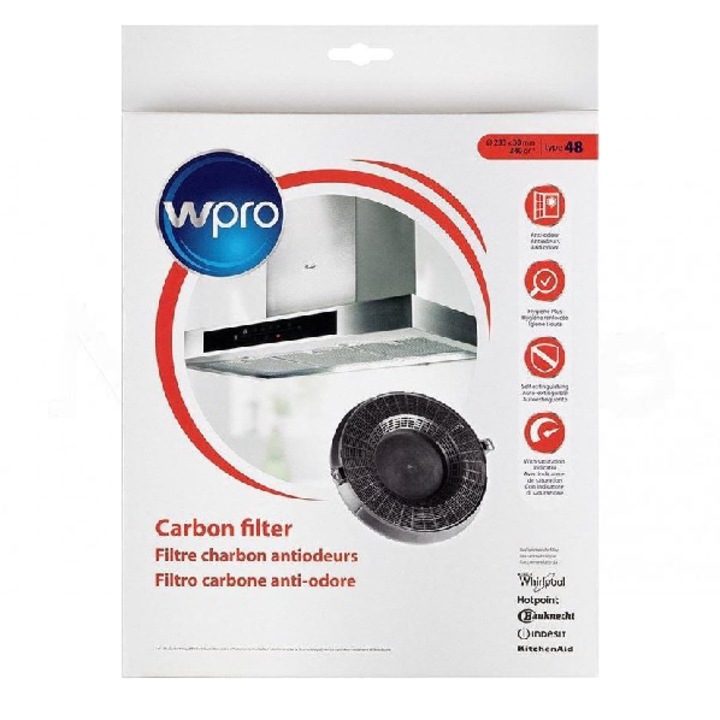 Filtru de carbon Wpro tip 48 AMC037, 23, 5cm, pentru hote WHIRLPOOL
