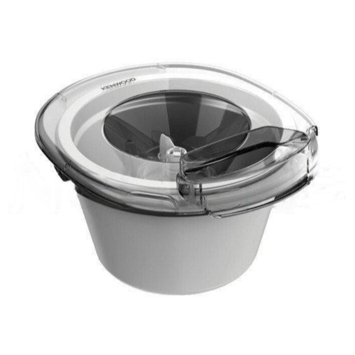 Masina de facut inghetata Kenwood, alb, accesorii pentru deserturi