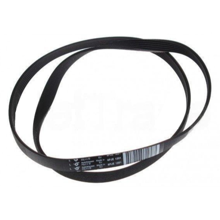 Curea poly-v Ariston, PJ1201-J6 elast. si PJ1198-J6 elast., cod C00119126, pentru masina de spalat rufe