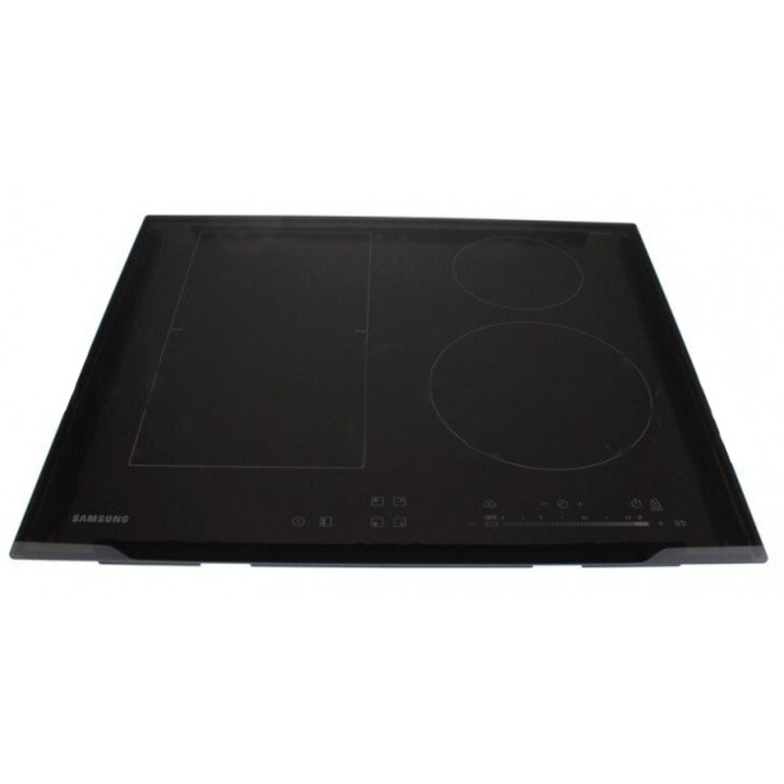 Üvegkerámia főzőlap Samsung, NZ64K5747BK, vágott élű, fekete, 60x52cm