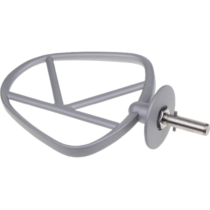 Carlig de frământat DeLonghi, aluminiu, pentru robot de bucătărie, 30x30cm