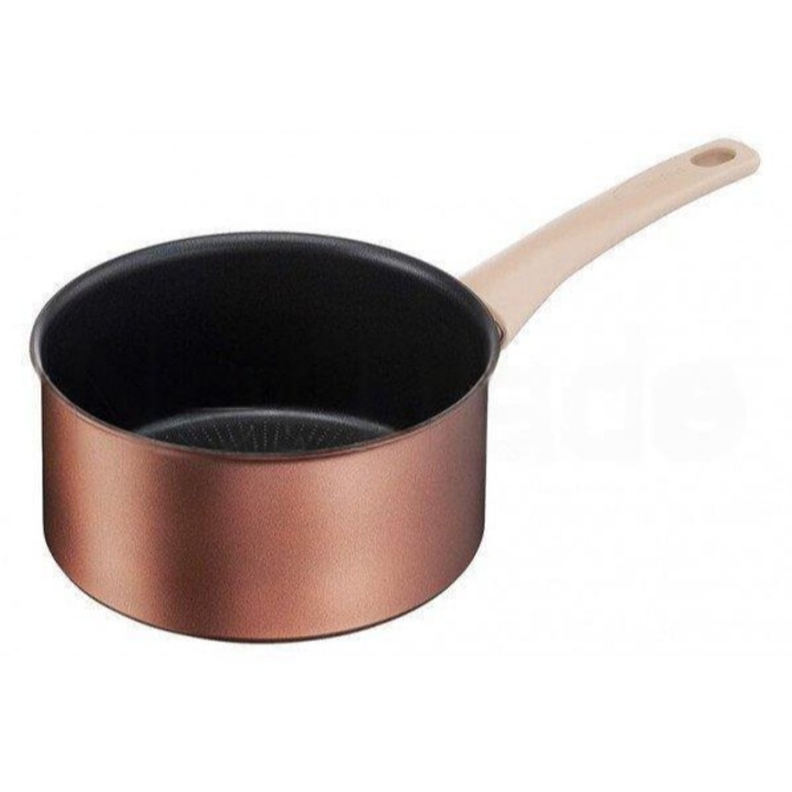 Cratita Tefal Eco-respect, 16 cm, antiaderent, ergonomica, culoare negru