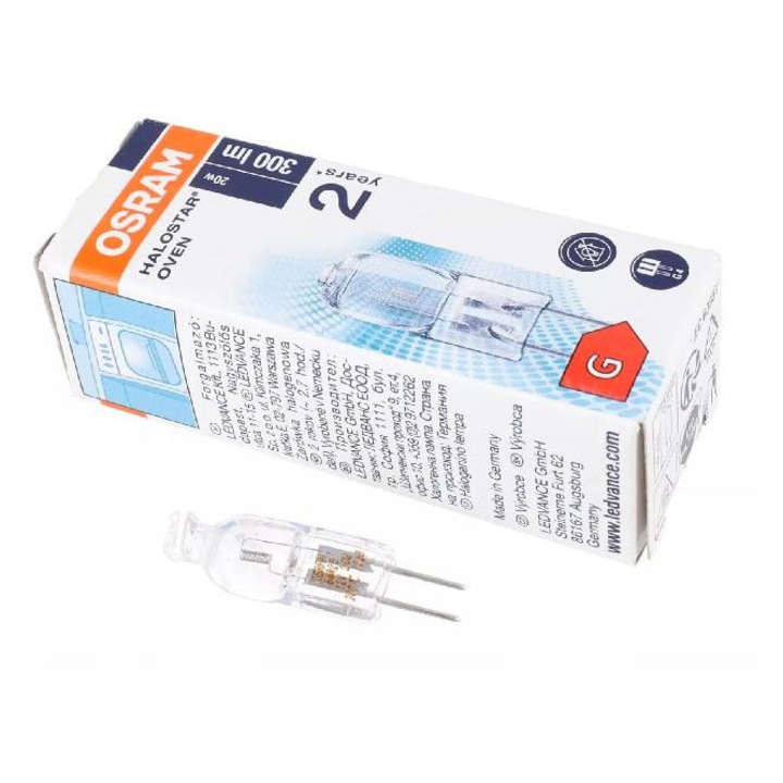 Lampa halogen Smeg 20W G4 12V 2800K 5, 5cm