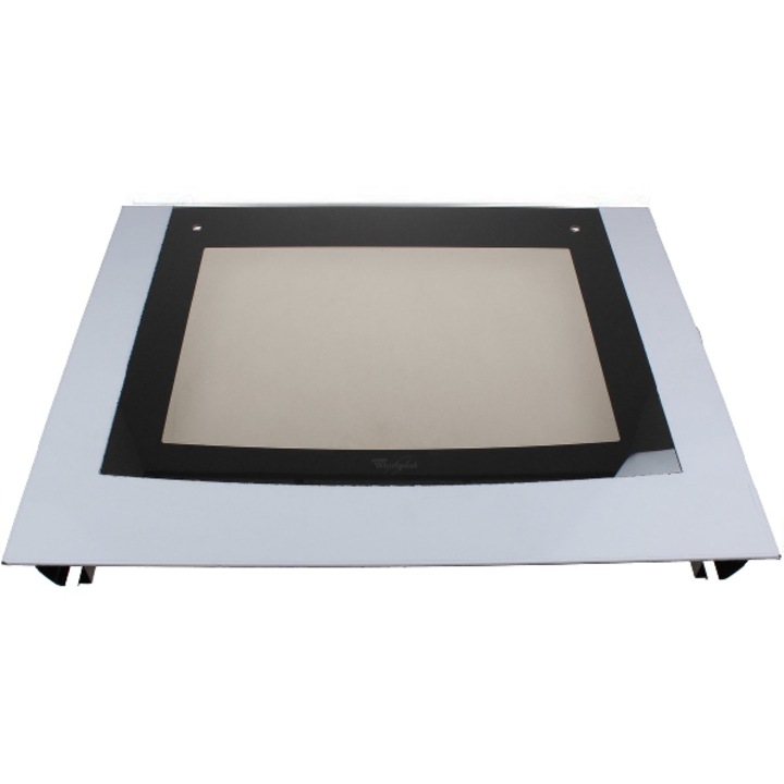 Geam ușă cuptor Whirlpool, versiune exterioară, cod 481245050032, rezistent la temperaturi ridicate, 857723001034
