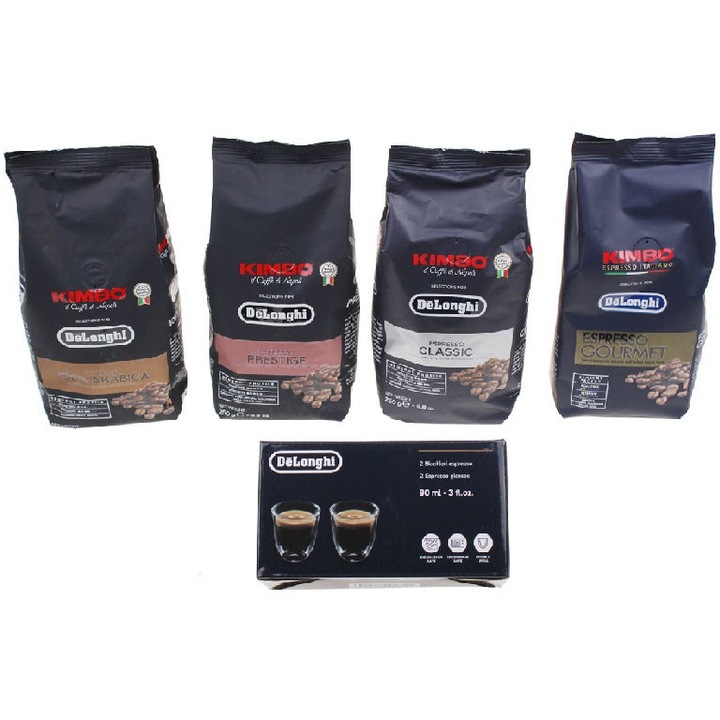 Комплект за дегустация на кафе DeLonghi Kimbo Intenso, ароматни капсули, 10 броя