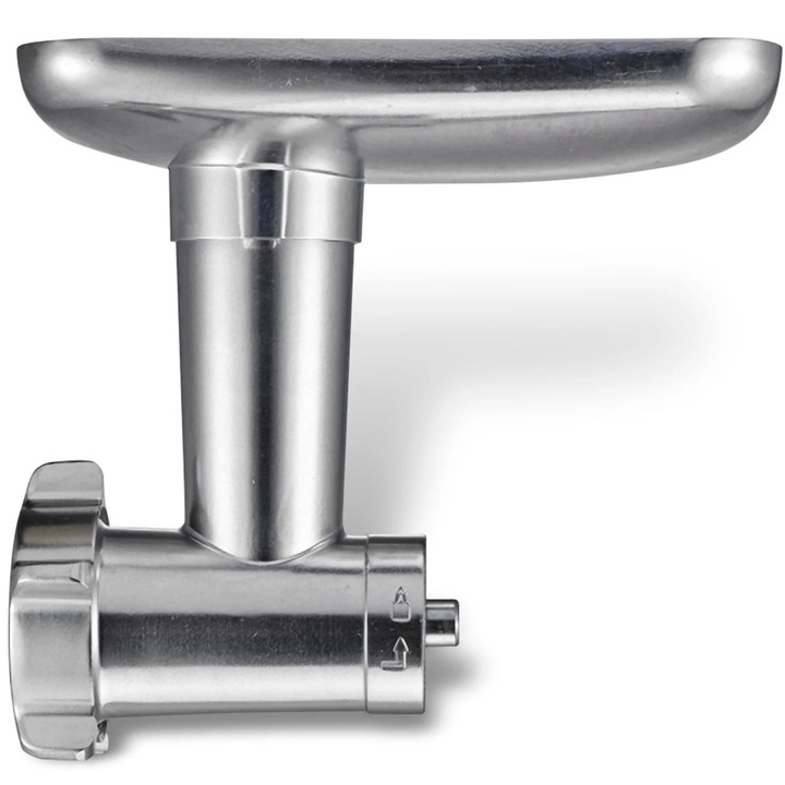 Masina de tocat carne Champion cu accesorii pentru paste, 1200W, 2 dimensiuni de macinat, tava din aluminiu