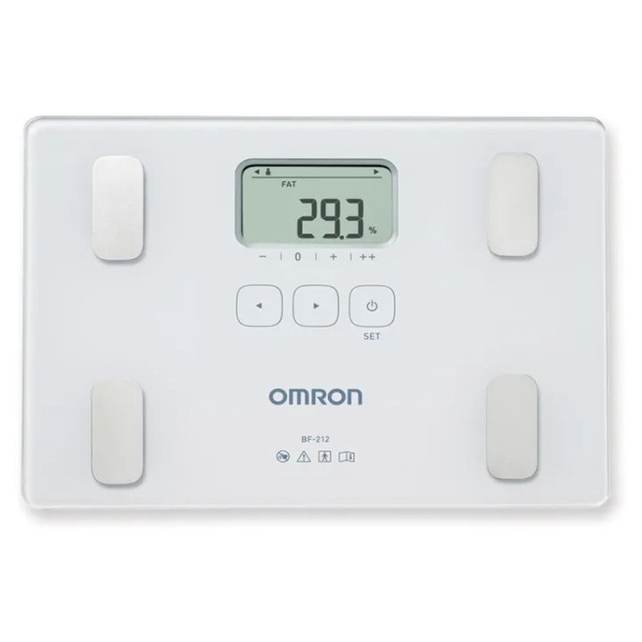 Cantar inteligent Omron BF-212, masurari precise, capacitate 150kg, Bluetooth