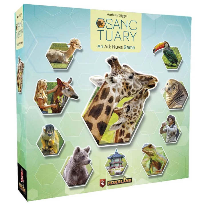 Joc de societate, Feuerland Spiele, Sanctuary, 135 plăcuțe unice, pentru adulți