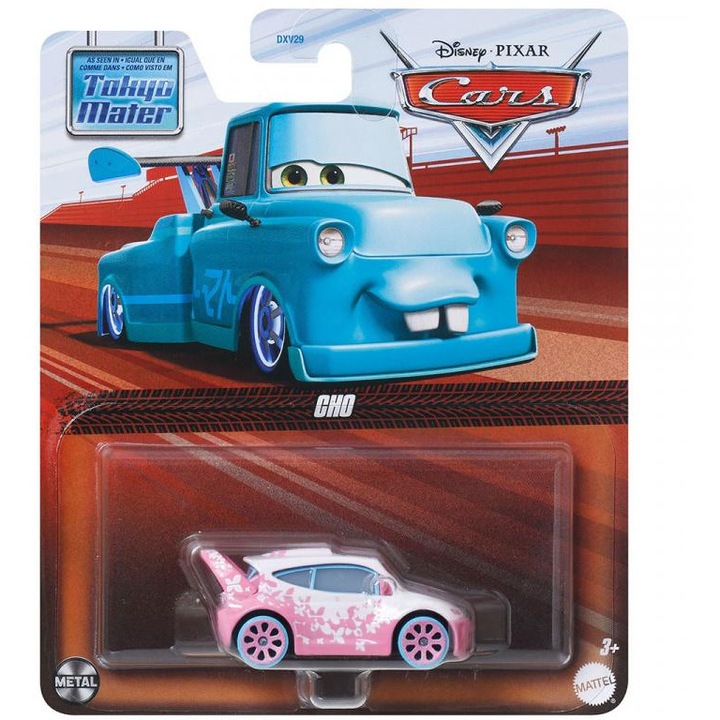 Verdák 3: Cho karakter kisautó 1/55 - Mattel