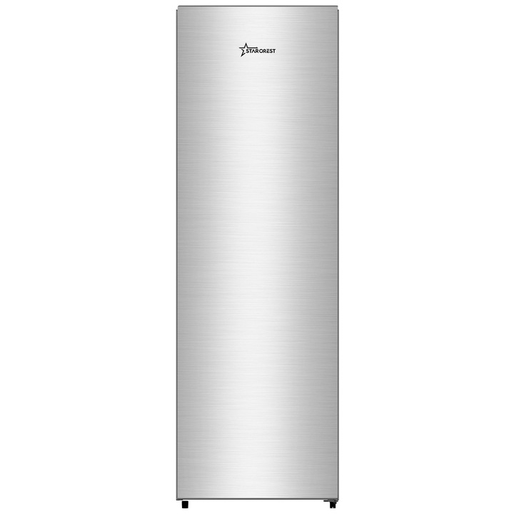 STARCREST SUF-213NF-IX NoFrost fagyasztószekrény, 213 L, E energiaosztály, 6 rekesz, digitális termosztát, megfordítható ajtók, 170.7 cm magas, inox