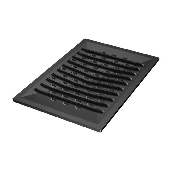 Grătar de fontă Kratki 1 pentru seminee, 38.2x26cm, rezistent