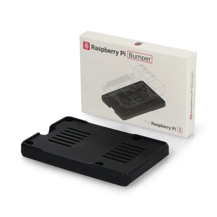 Carcasa tip bumper pentru Raspberry Pi 5, 60x89x10mm