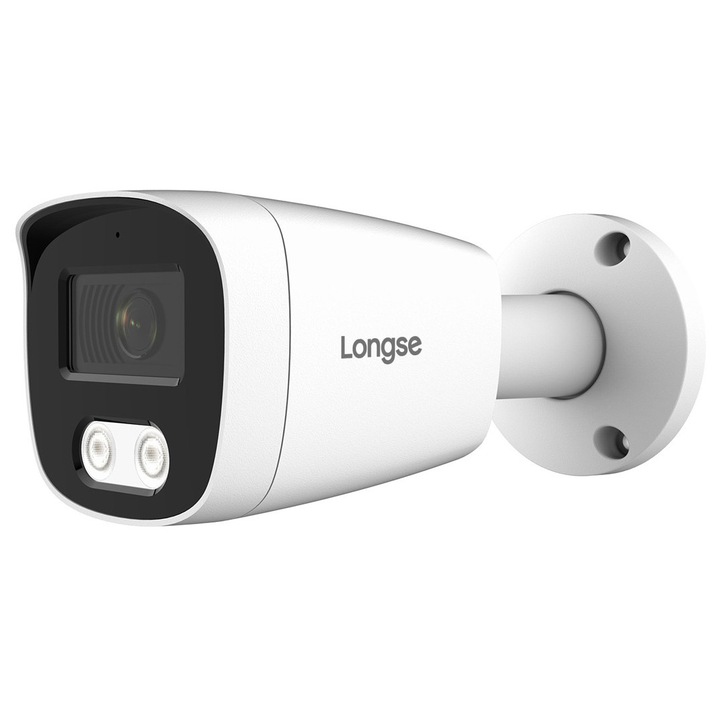 Camera de supraveghere, LONGSE, BMSCFG400WH, 4MP, 2.8mm, IP67, PoE, Alb