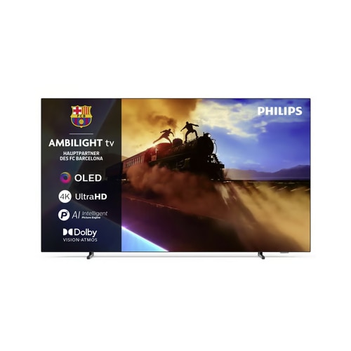 Televizor OLED Philips 77OLED760, 189 cm, 4K UHD, Smart TV, culoare Titan, 120 Hz