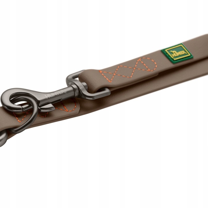 Lesa ajustabila Hunter Havanna pentru caini, maro Havana, 1.5x200cm, set cu zgarda asortata