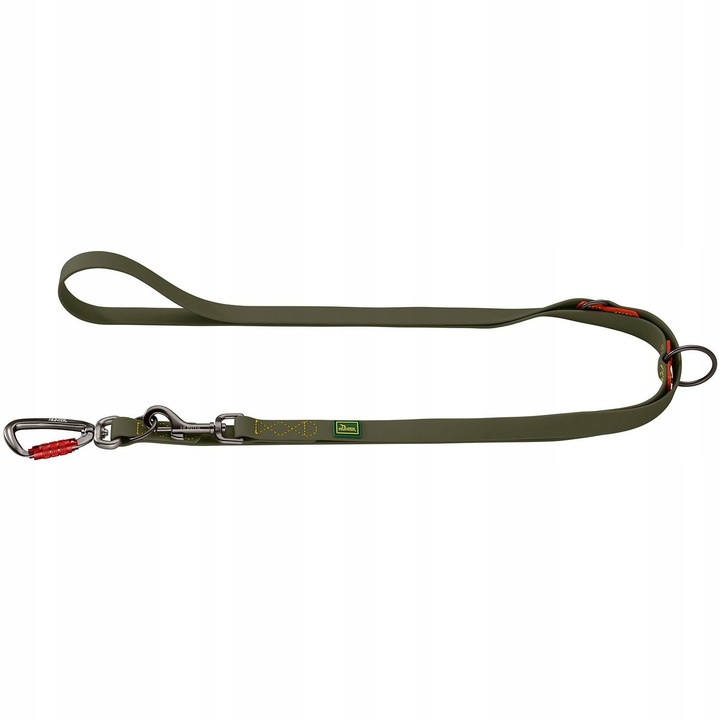 HUNTER Havanna kutyapóráz, állítható, 20/200 cm, zöld, strapabíró anyag