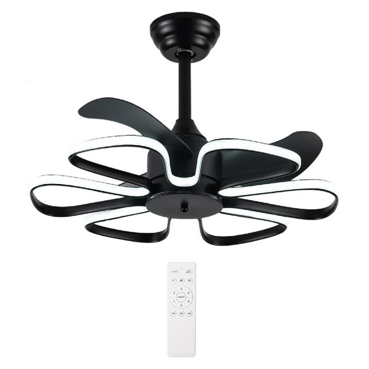 Ventilator POWERTECH HLL-0174, 96W, PH55x35cm, culoare mauros