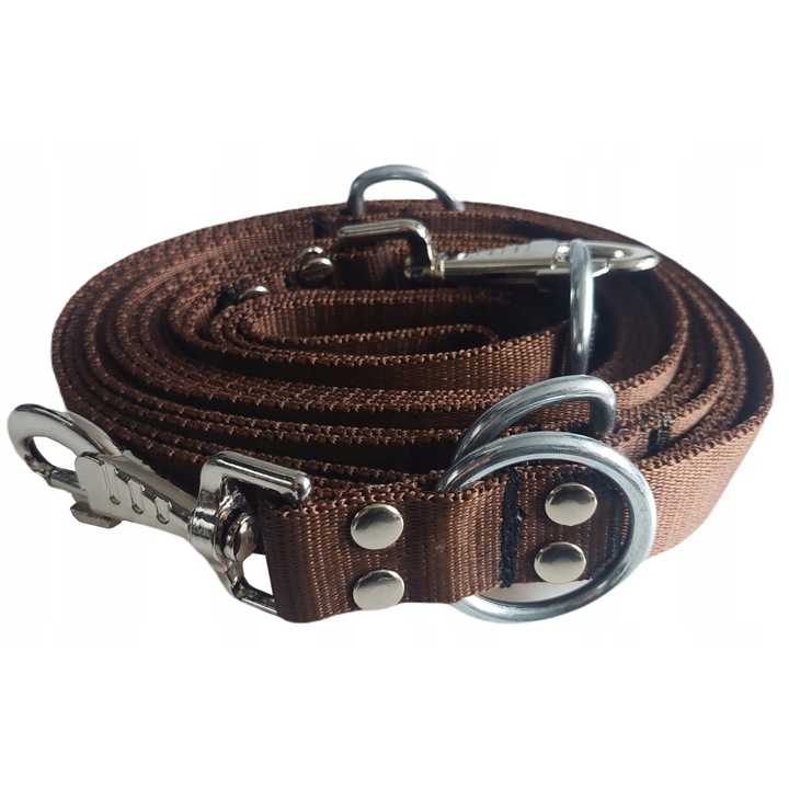 Lesa pentru caini Sunka, 3m, 2,5cm latime, 3 trepte de reglare, culoare: mov