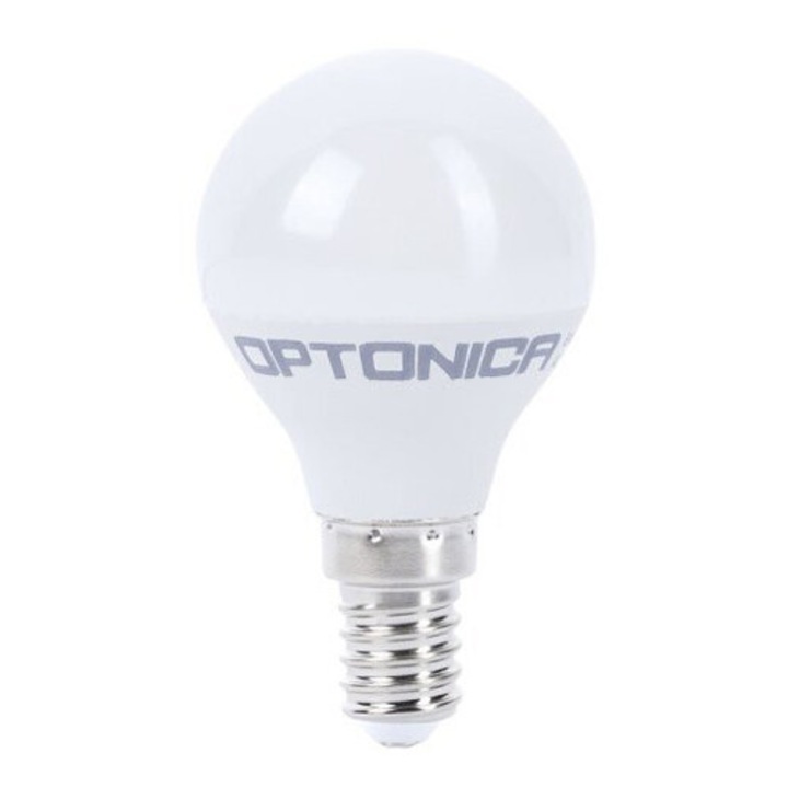 LED крушка Optonica G45, 5.5W, 2700K, топло бяла, 45x80mm, E14