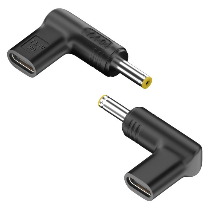 Incarcator laptop POWERTECH YX-04, USB-C, 4.8x1.7mm, negru - eMAG.ro