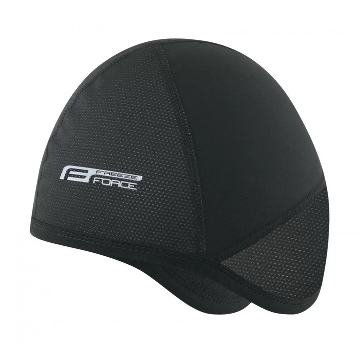 Force termikus sisak sapka, fekete, L-XL, kerékpározáshoz, ősz-tél