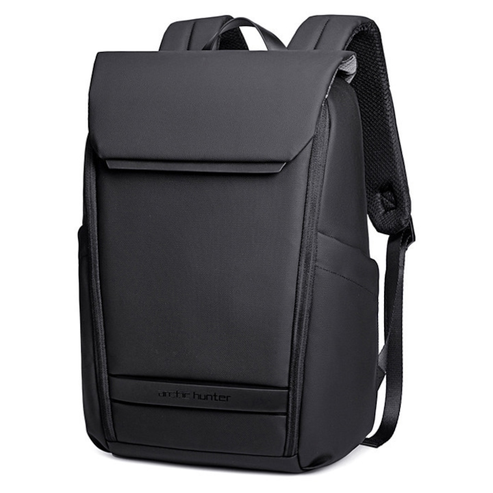 Geanta laptop Arctic Hunter B00559, 21L, 15.6", impermeabila, neagra, 40x29x18cm