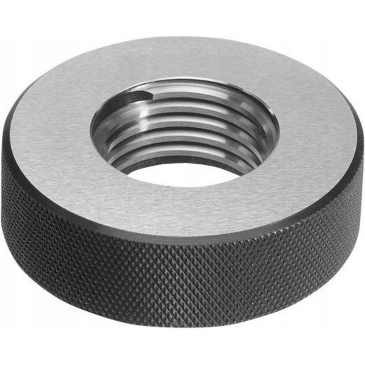 Sprawdzian pierscieniowy FORMAT M45x4,5, clasa tolerantei 6g, din otel de inalta calitate, dimensiuni 105x100x50mm