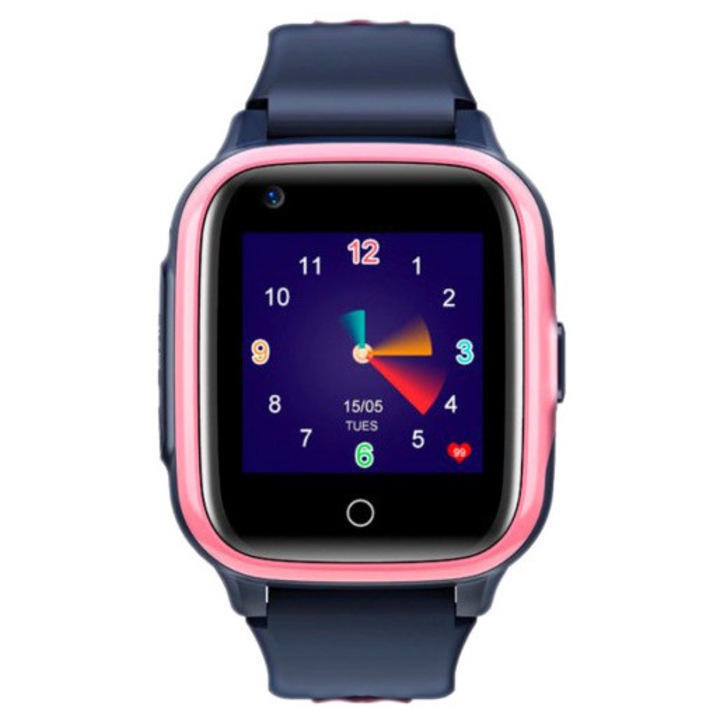 Ceas inteligent In Time IT-046, 4G, GPS, roz, 1.4"