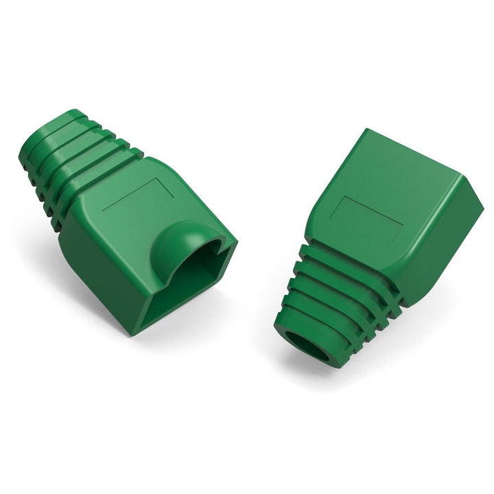 Capac pentru conector de retea RJ45 CAB-N285 verde, 10buc