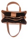Geantă de mână pentru femei Vivisence, model Shopper, organizer interior, maro, 30x17x28cm