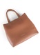 Geantă de mână pentru femei Vivisence, model Shopper, organizer interior, maro, 30x17x28cm