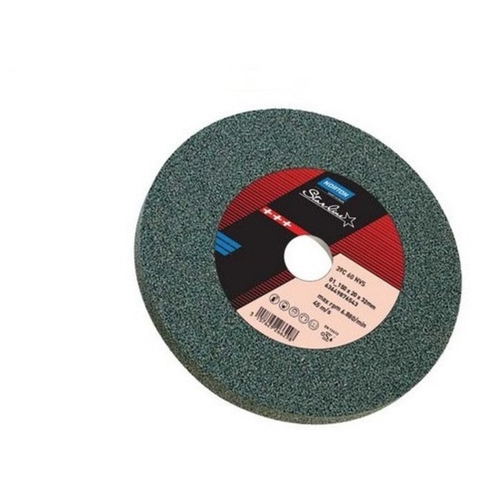Norton csiszolókorongok, 300x32x32mm, 60-as szemcseméret, zöld, készlet