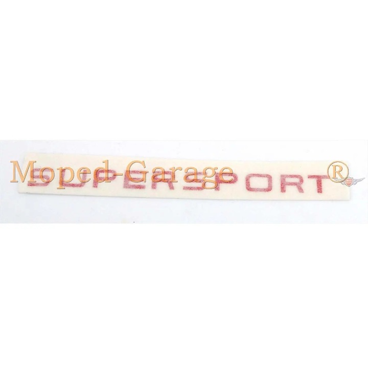 Matrica Zündapp Méret Szélesség kb. 92mm Magasság 7mm Szín Piros KS 50 Super Sport Típus 517-hez MG00083112