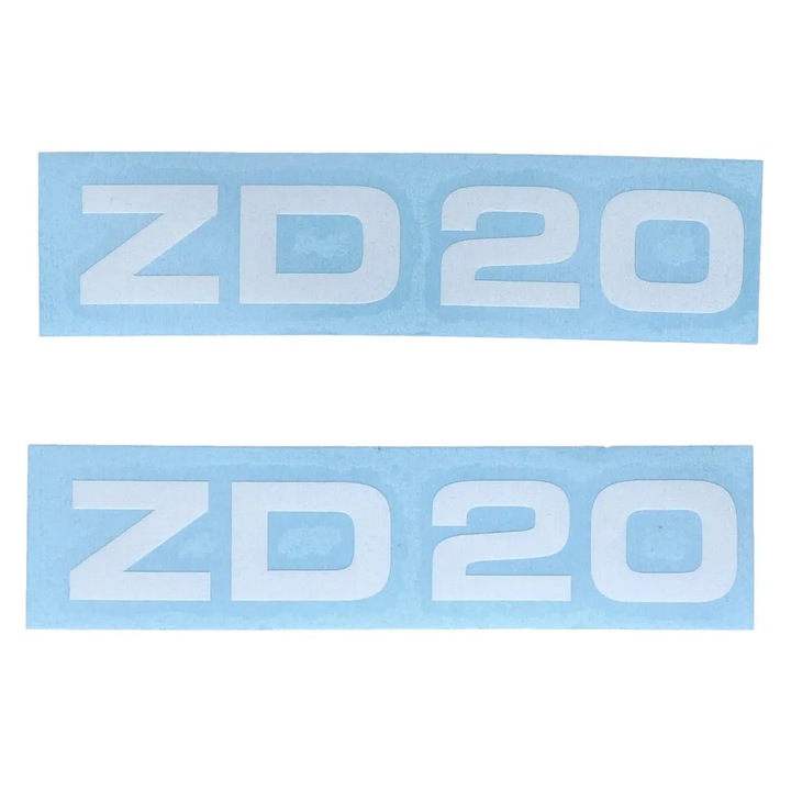 Matrica készlet MOGA 2 darabos Széles 95mm Magas 17mm Zündapp ZD 20 Mofa számára MG00083441