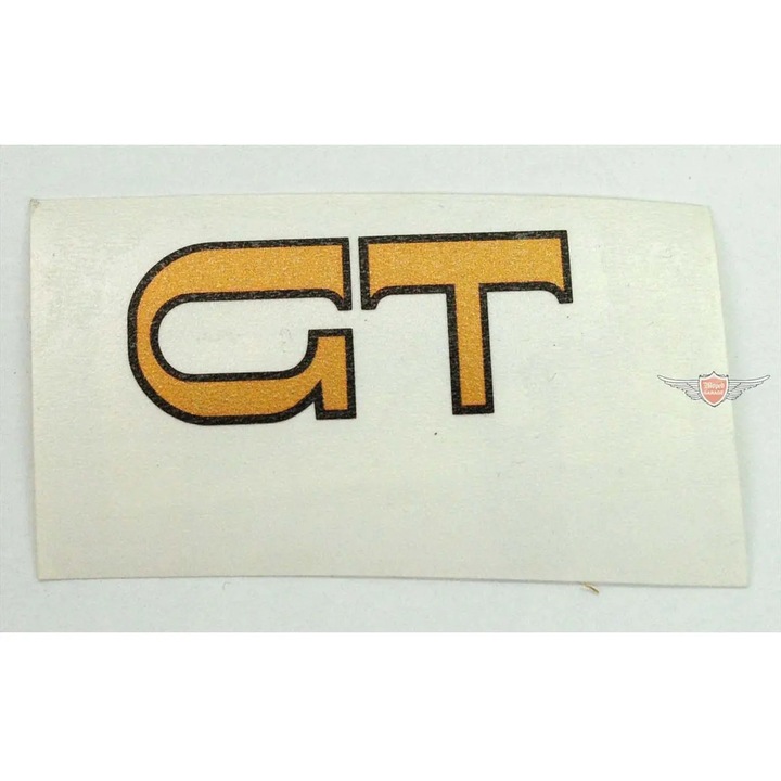 Tankmatrica GT 1 darab 45mm x 20mm arany fekete szegéllyel Kreidler Floretthez MG00083248