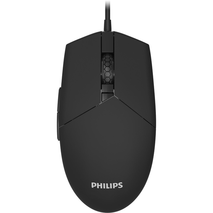 Mouse PHILIPS SPK9304, 6400dpi, negru