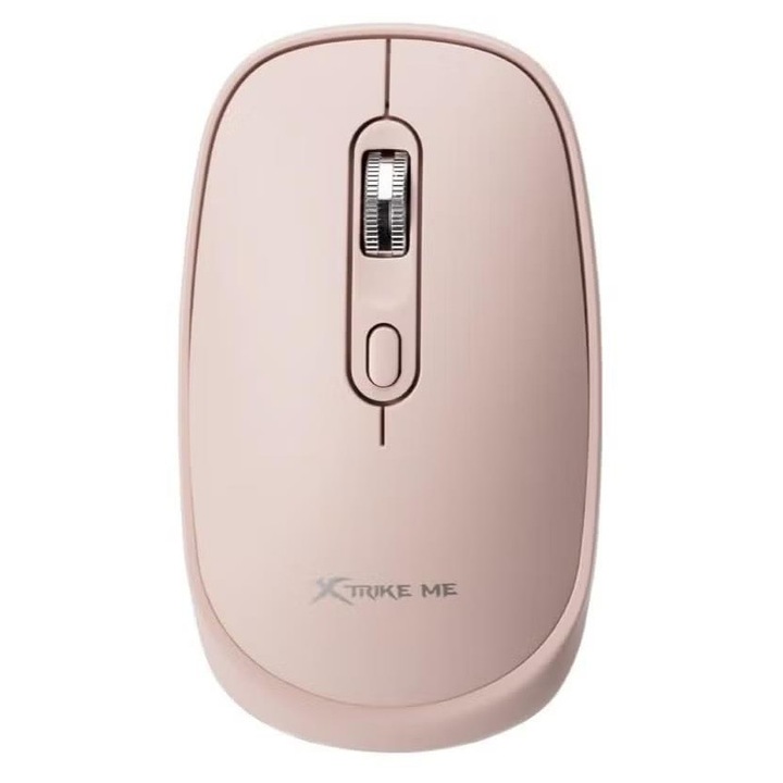 Mouse XTRIKE-ME GW-119, 2.4G & Bluetooth, roz, 108x63x32mm