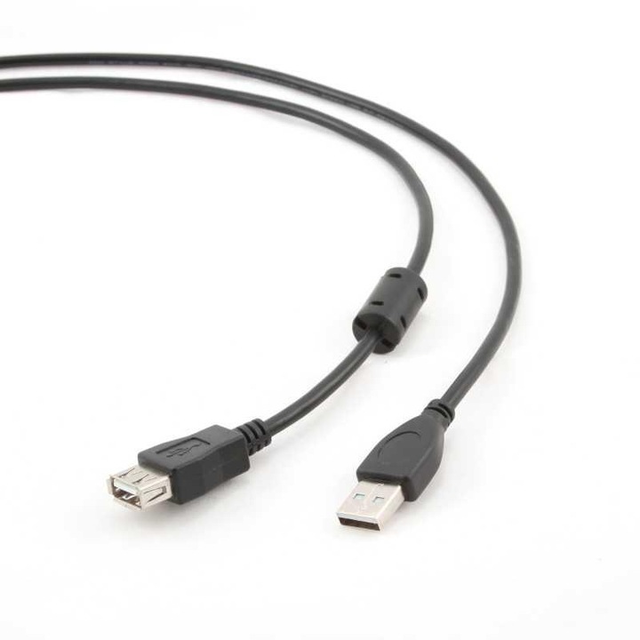 Cablu USB 2.0, NG, extensie 1.8m, culoare neagra
