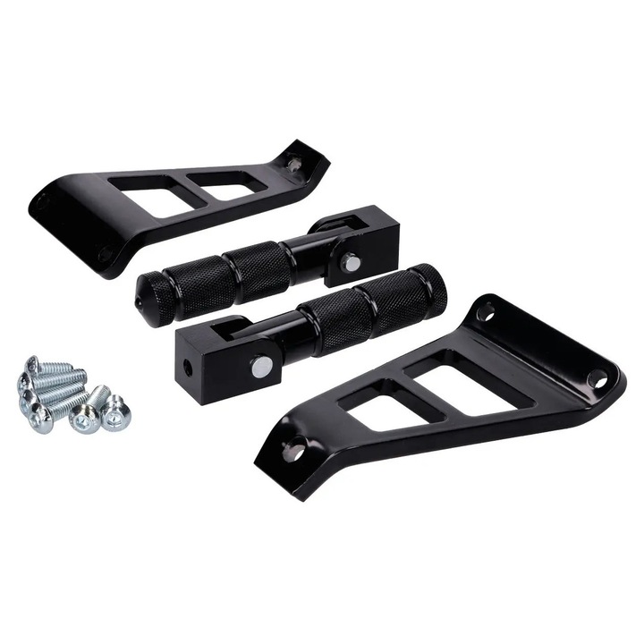 Hátsó lábtartó szett CNC fekete Beta RR 50 (tartóval) 53833