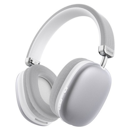 Casti Wireless Celebrat A39, Bluetooth, micro SD, argintiu, 40mm - eMAG.ro