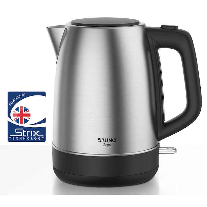 Fierbator electric 1,7L Berdsen, design modern, panou tactil, negru