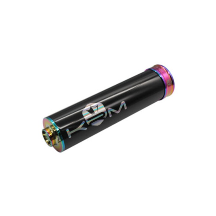 Kipufogódob KRM 50 - 70 Fekete / Neokróm / Hologram MX_KR098F