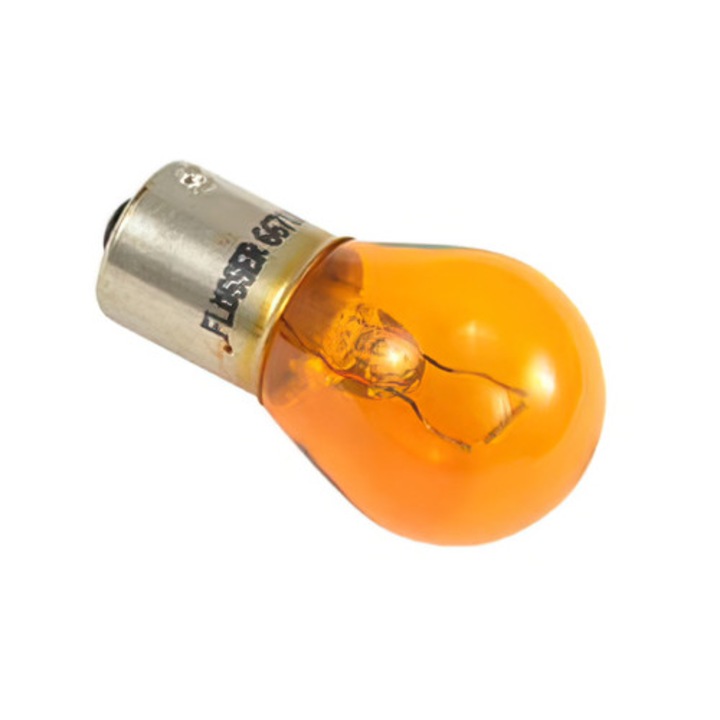 Bec bec indicatoare 12V 21W portocaliu BAU15S