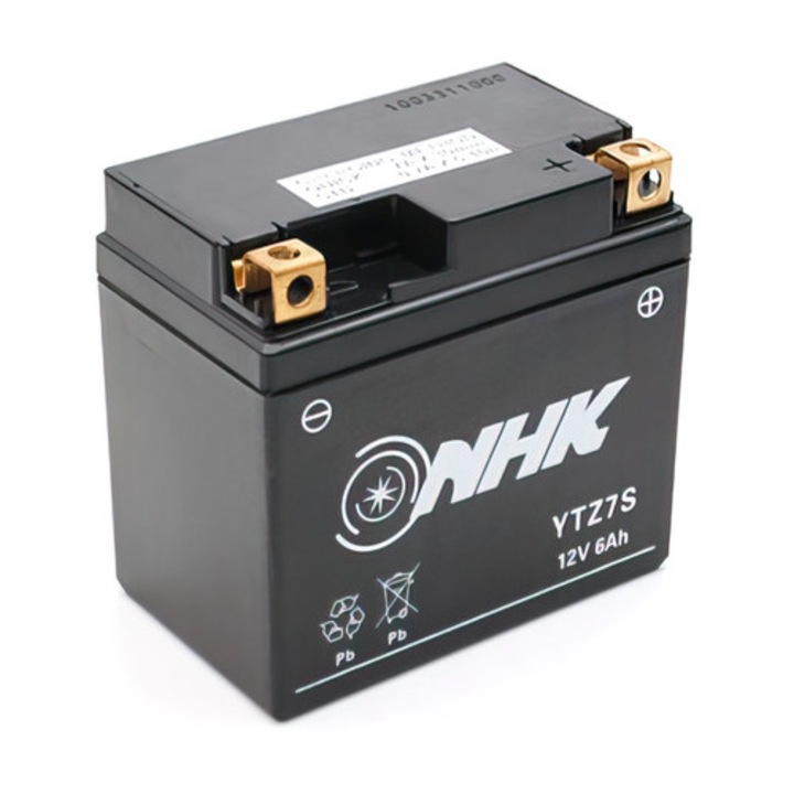 NHK 12V / 6 Ah YTZ7S gél akkumulátor karbantartásmentes