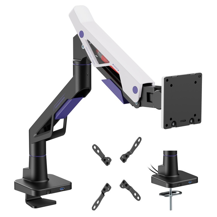 Suport monitor BRATECK LDT95-C012UC, 24-57", capacitate 30kg